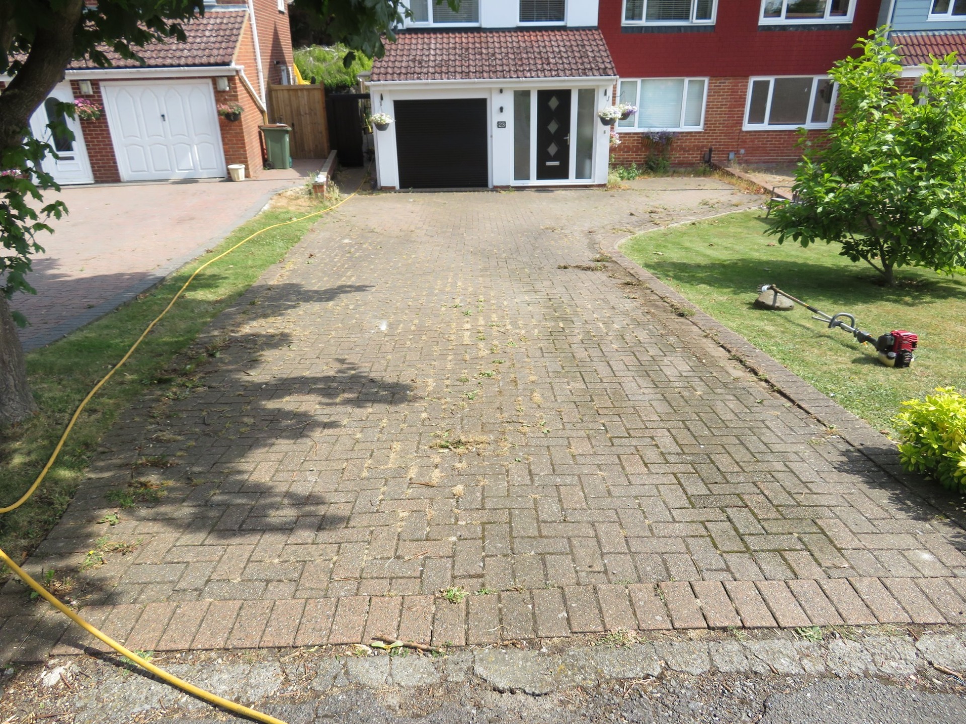 Dirty Driveway Example Before